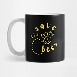 Save the Bees Honey Beekeeper Earth Turtle Art Cute Funny Gift Whale Sea Beach Summer Animals Love Cute Funny Gift Sarcastic Happy Fun Witty Good Spiritual Depression Anxiety Gift Mug